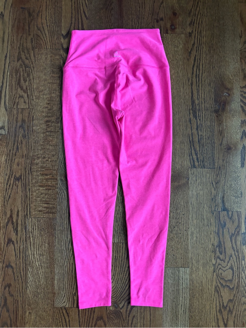 Beyond Yoga Spacedye Caught in the Midi High Waisted Leggings Small Bright Pink - Picture 2 of 5